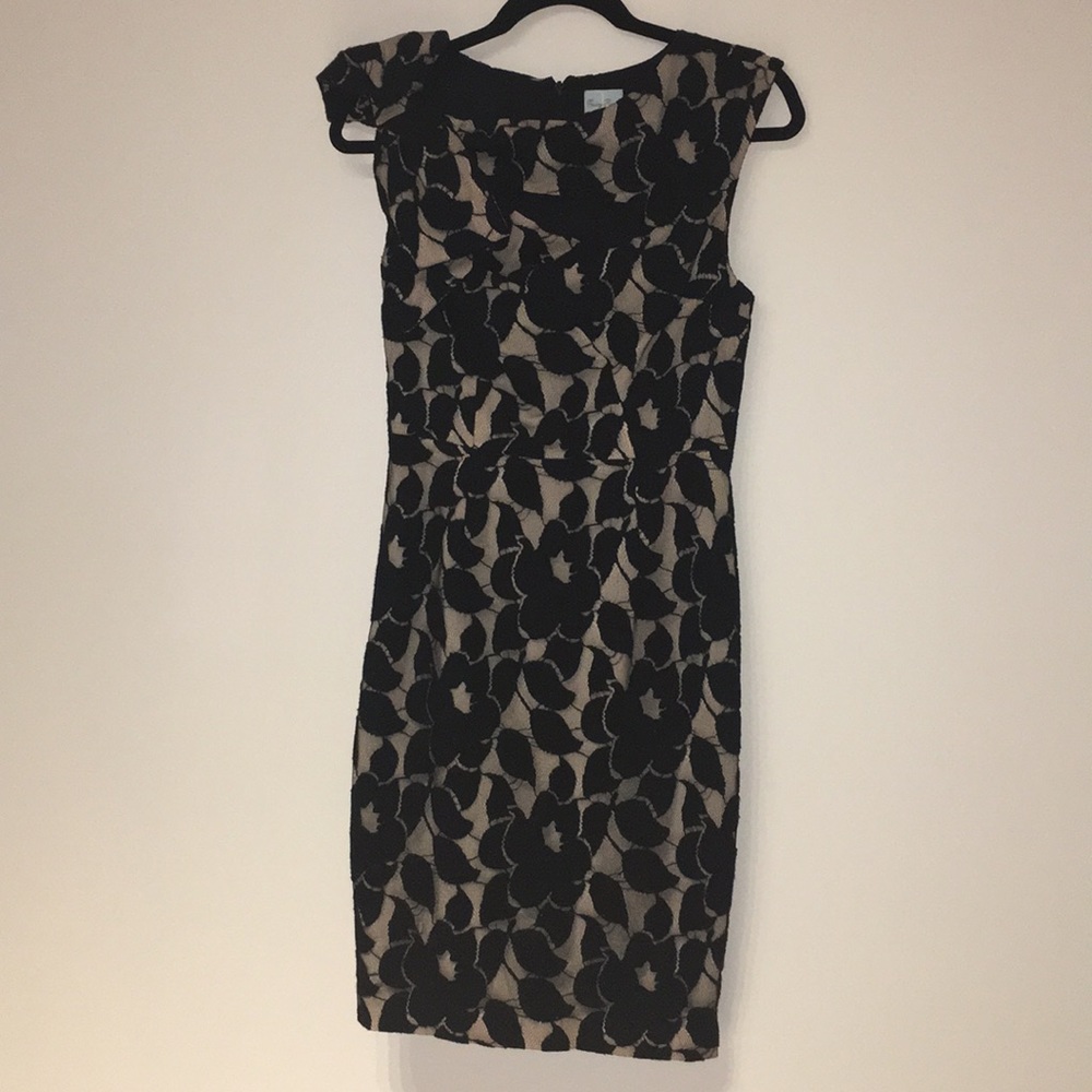 Tracy Reese Black Dress with Oversize Shoulder Bow